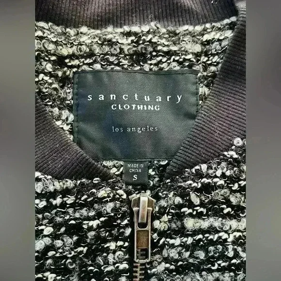 SALE Sanctuary City Sweater Marled Coat Size Small $179 - Picture 10 of 16
